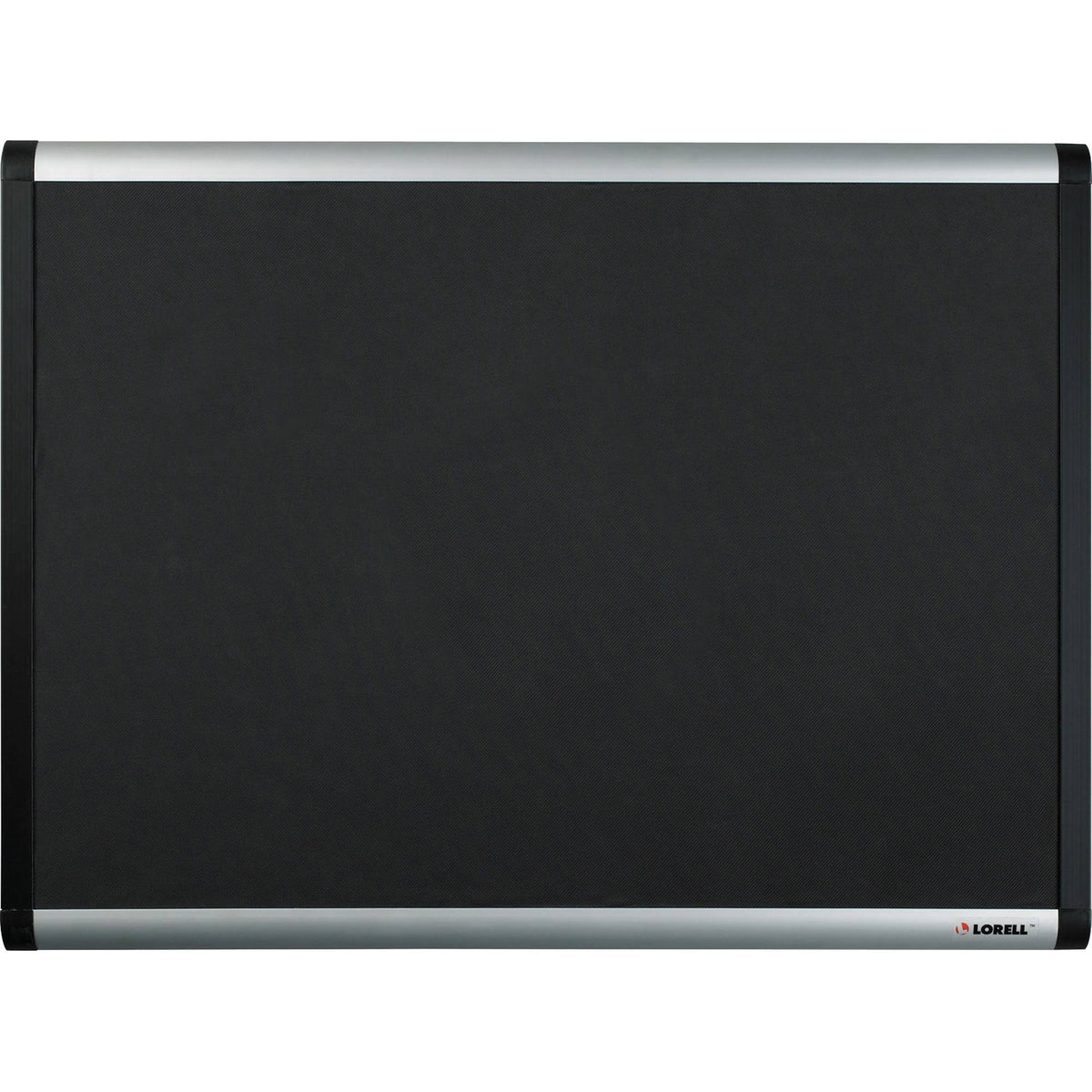Lorell 48 × 36-Inch Black Mesh Bulletin Board with Fabric Cover