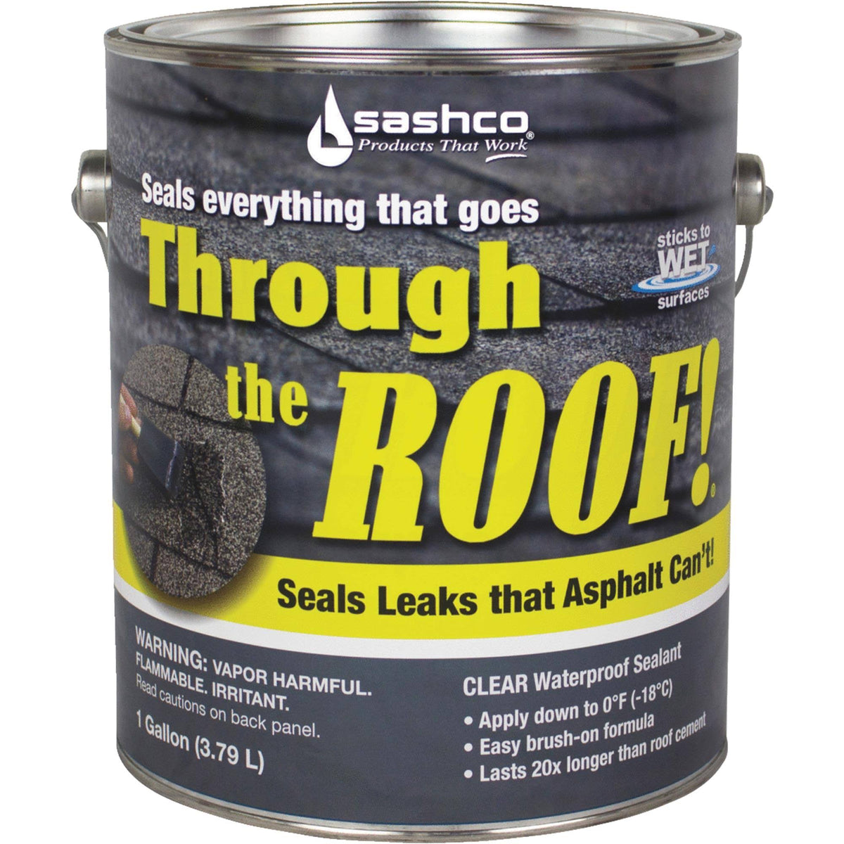 Through The Roof Clear Sealant, 1-Gallon, 14024