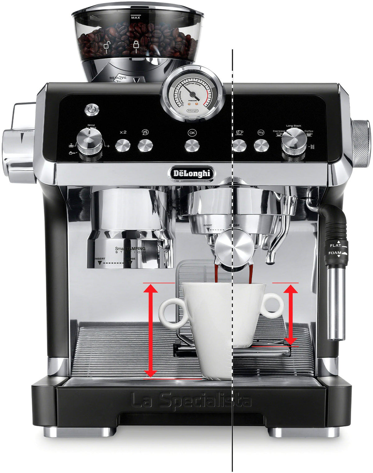 DeLonghi La Specialista EC9335BK Espresso Machine with Black Finish