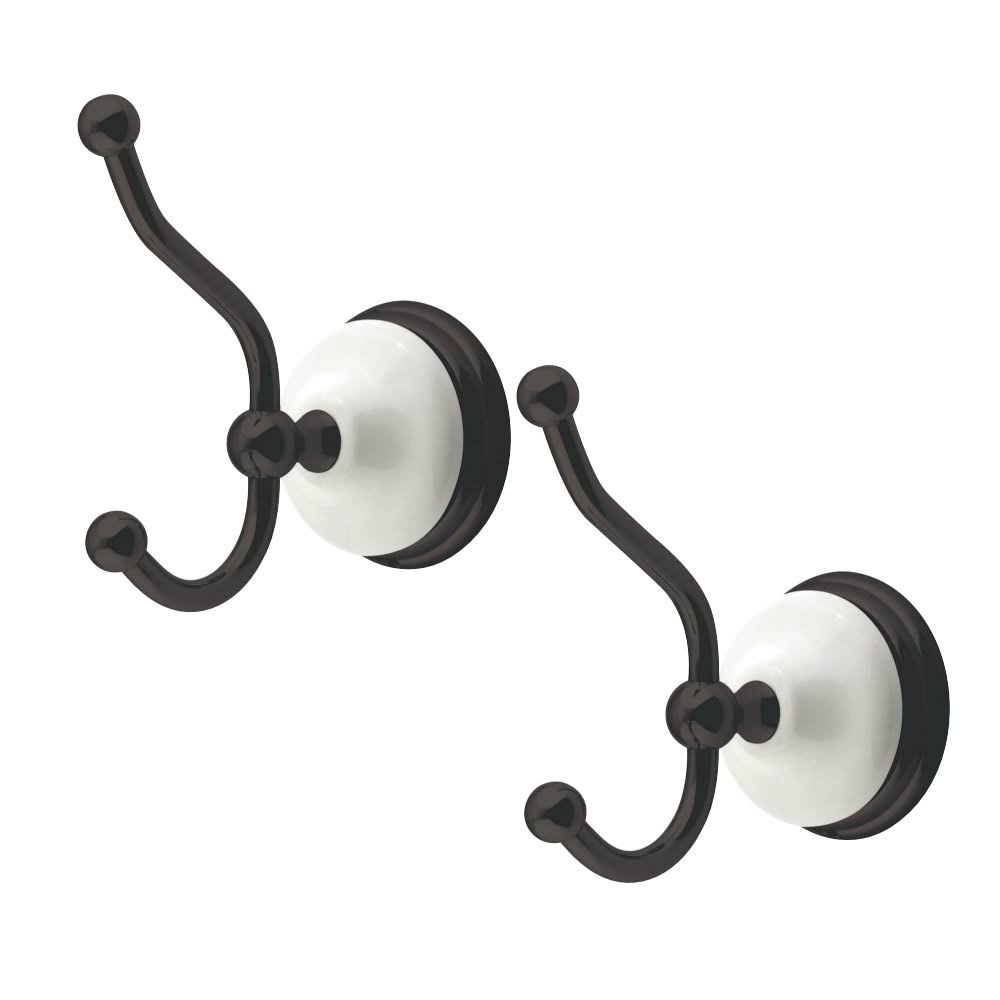 Kingston Brass Bak1117orb Victorian Robe Hook Set, 2-Piece, Oil Rubbed Bronze