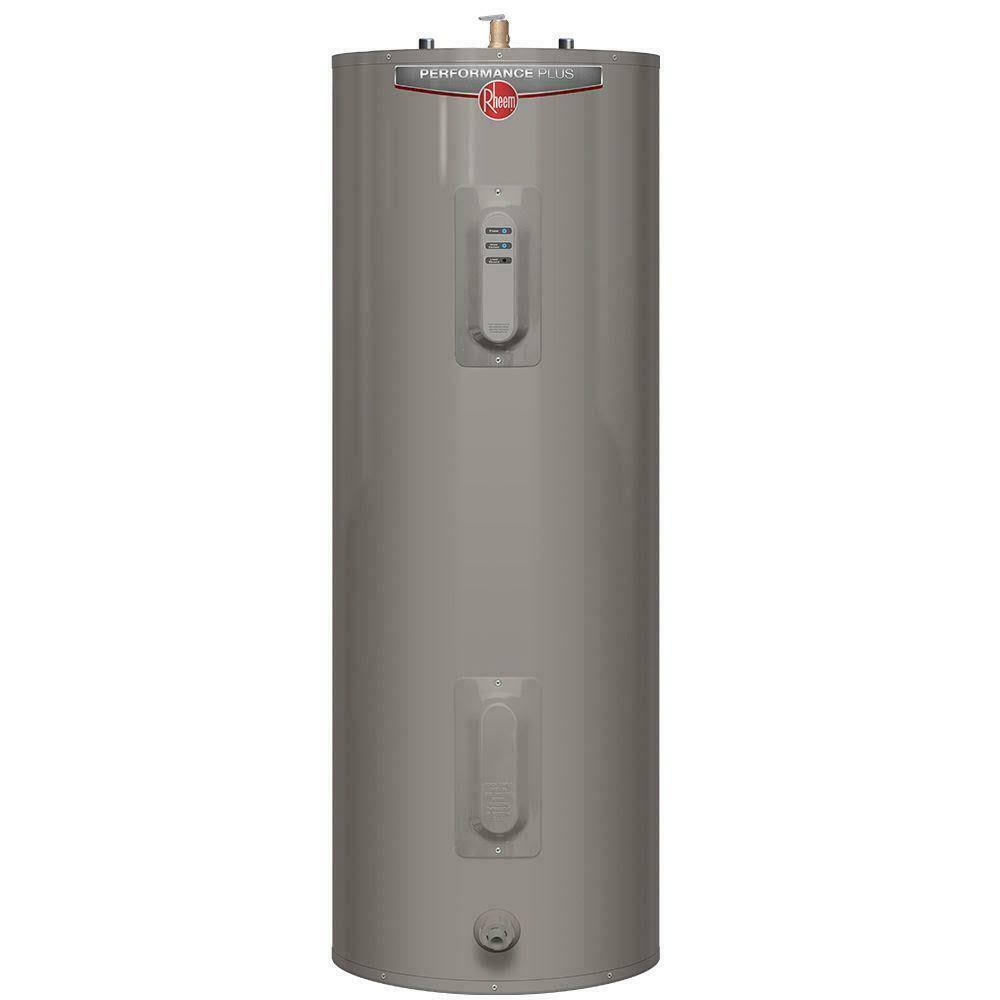 Rheem Performance Plus Electric Water Heater, Tall 50 gal. Tank with 9-Year Warranty, 5500/5500-Watt Elements and LED