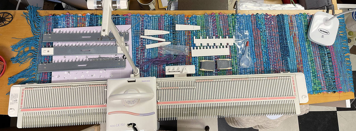 Silver Reed Studio LK150 Knitting Machine, 6.5mm Mid-Gauge Basic Model