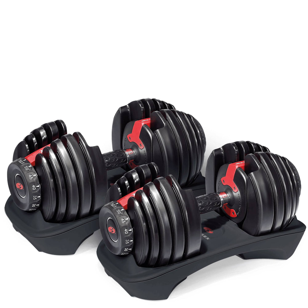 Bowflex SelectTech 552 Adjustable Dumbbell Set for Customizable Strength Training