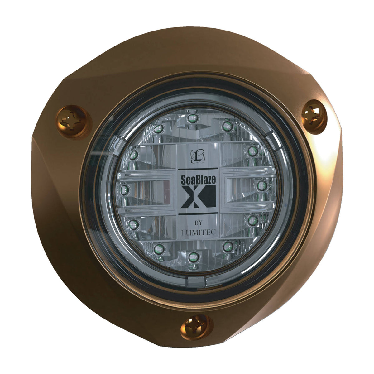 Lumitec SeaBlazeX Underwater Light with Blue Bronze Finish