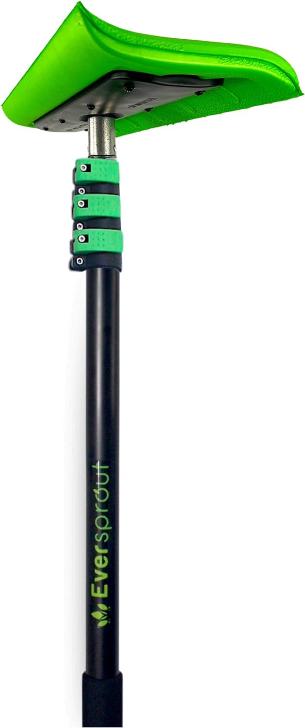 EVERSPROUT SnowBuster Extendable Roof Rake with Never-Scratch Foam Pad, 7-to-24 Foot Length and Up to 30 Ft Standing Reach