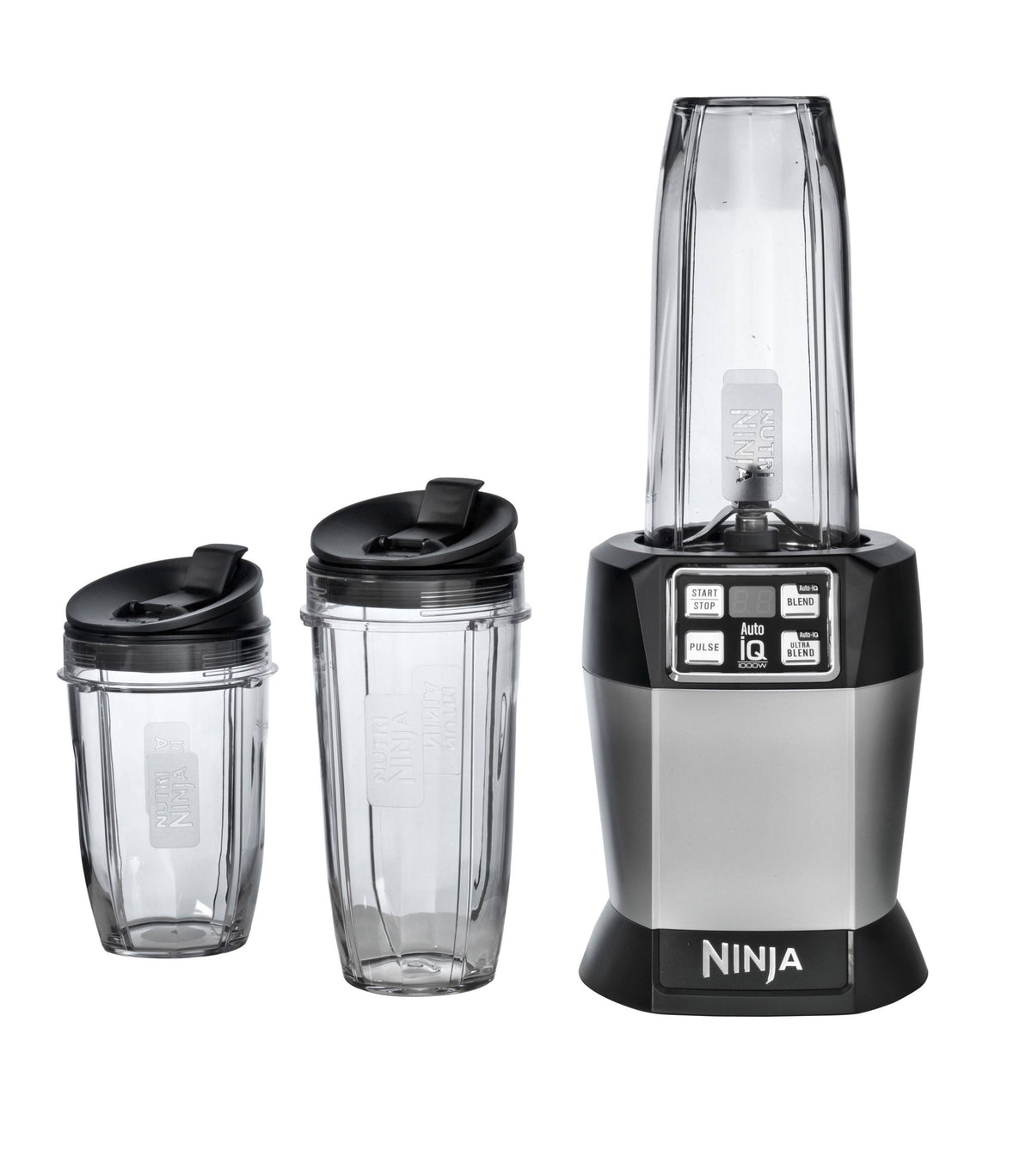 Ninja BL482 Nutri Ninja Blender with Auto-iQ, Silver/Black, One Size
