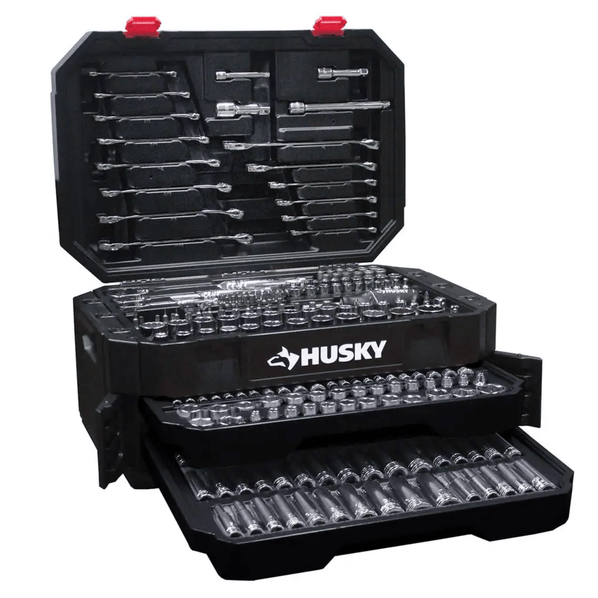 Husky H290MTS Mechanics Tool Collection with 290 Pieces
