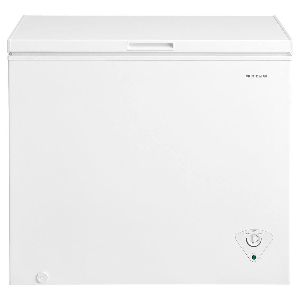 Frigidaire FFFC07M2UW White Chest Freezer with 7.2 Cu. Ft. of Storage