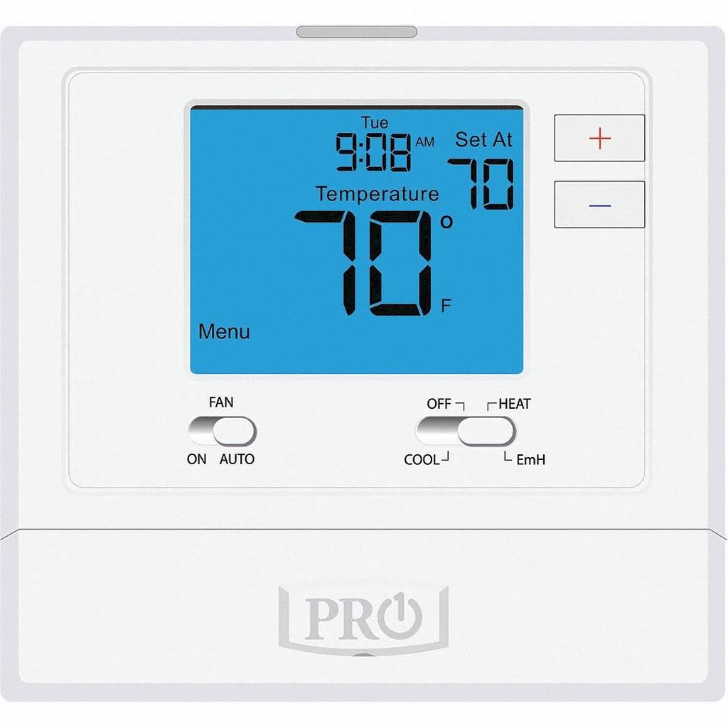 Pro1 IAQ T721 Touchscreen Non-Programmable Thermostat for Heat Pumps