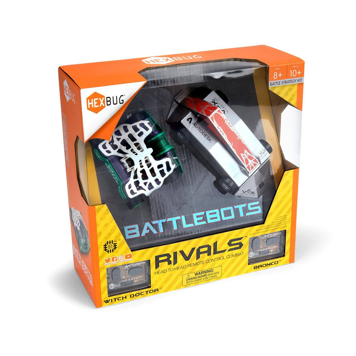 Hexbug BattleBots Rivals Set Featuring Bronco and Witch Doctor