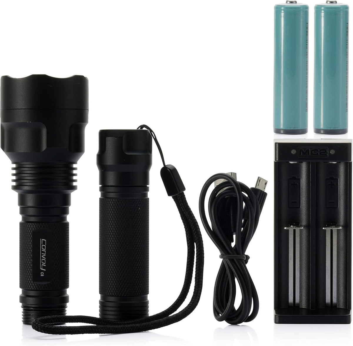 Convoy C8+ UV Flashlight with 365nm LED and Patented Glass Filter