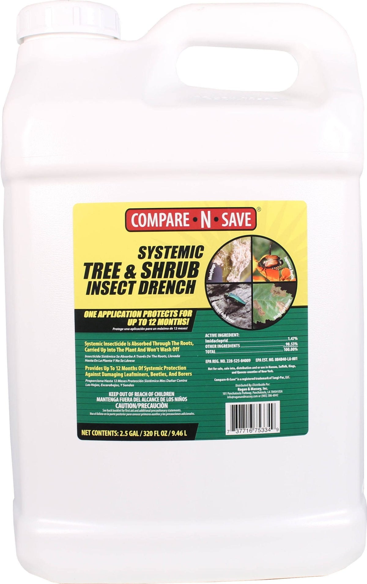 Compare-N-Save Systemic Insect Drench for Trees and Shrubs, 2.5 gal.
