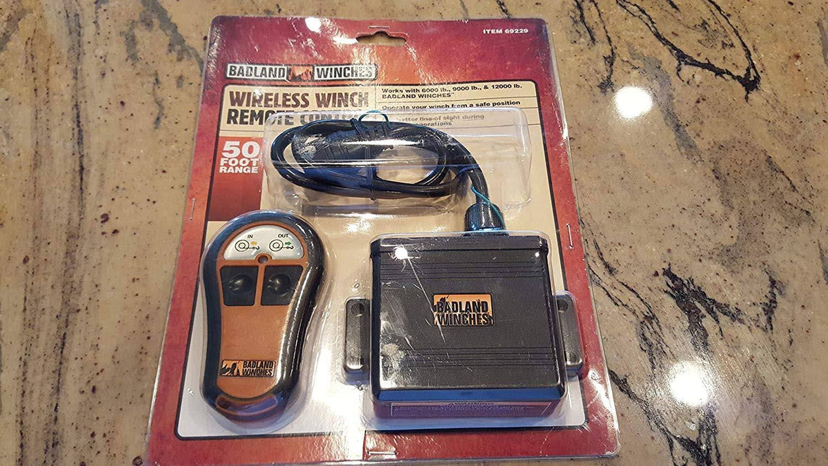 Wireless Remote Control for Badland Winches, Model 69229