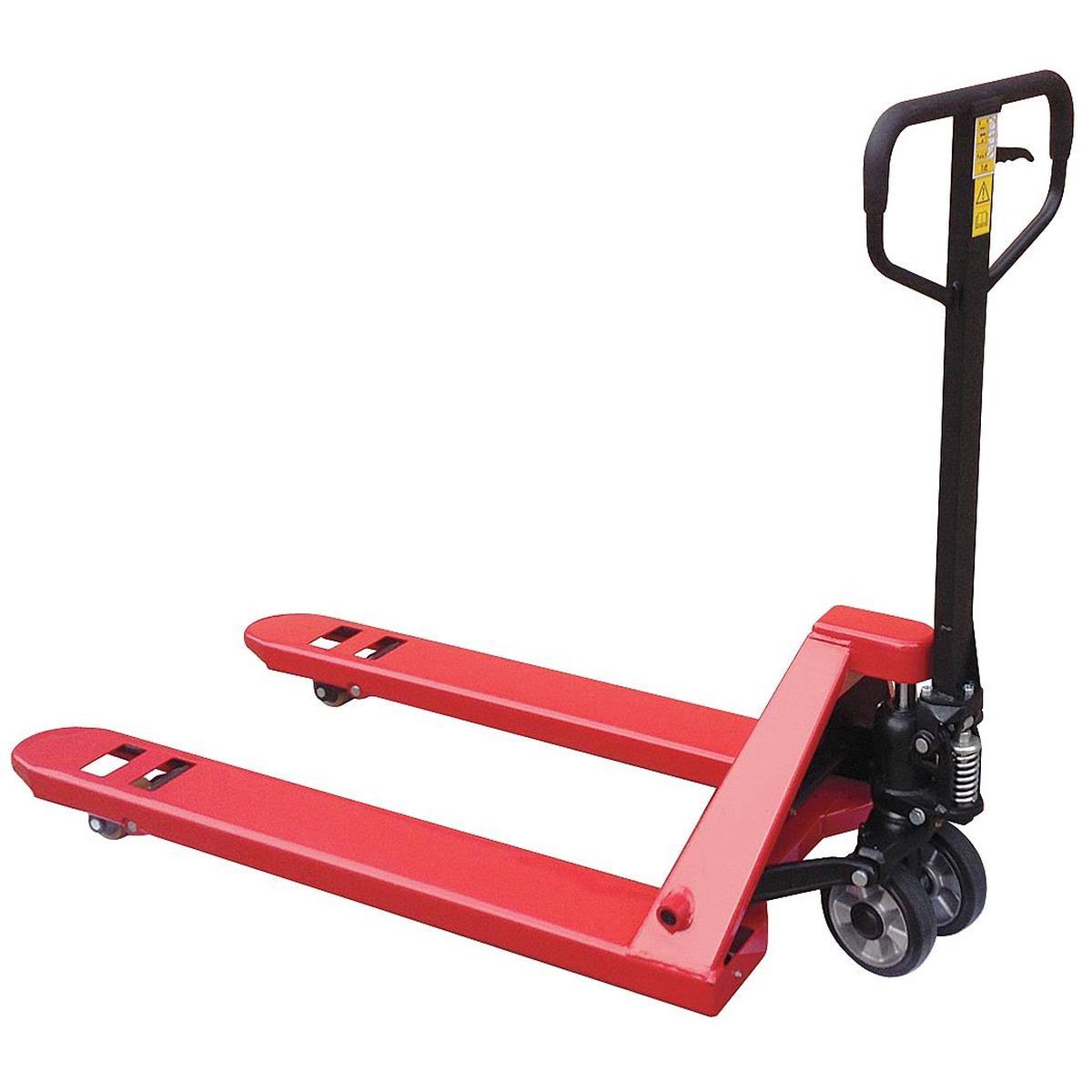 Dayton 32HD10 Quiet Steel Pallet Jack, 4400 lb. Capacity, Red