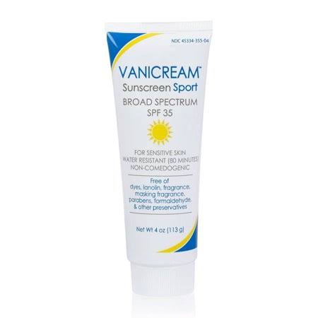 Vanicream Sport Sunscreen, SPF 35, 4 oz., Pack of 4