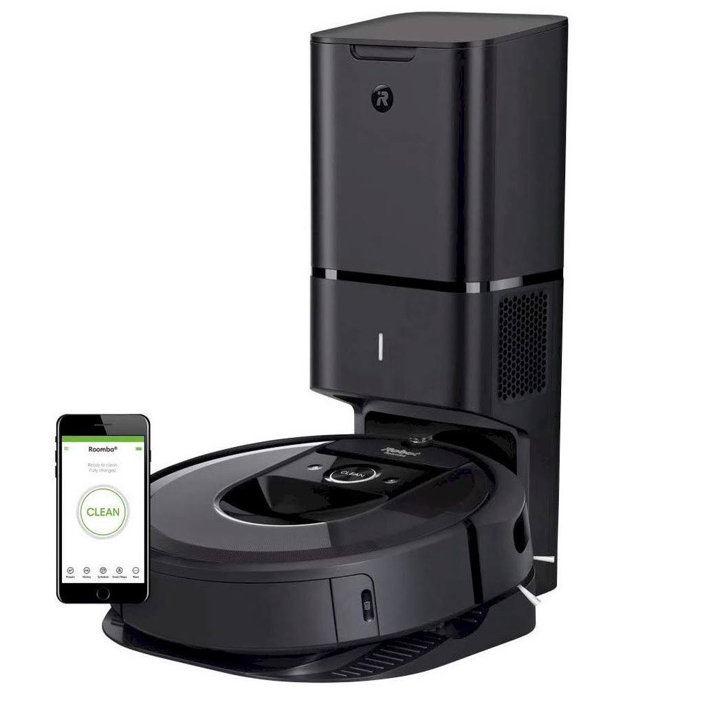 iRobot Roomba i7 Robot Vacuum, Model 7550, Wi-Fi Connected in Black