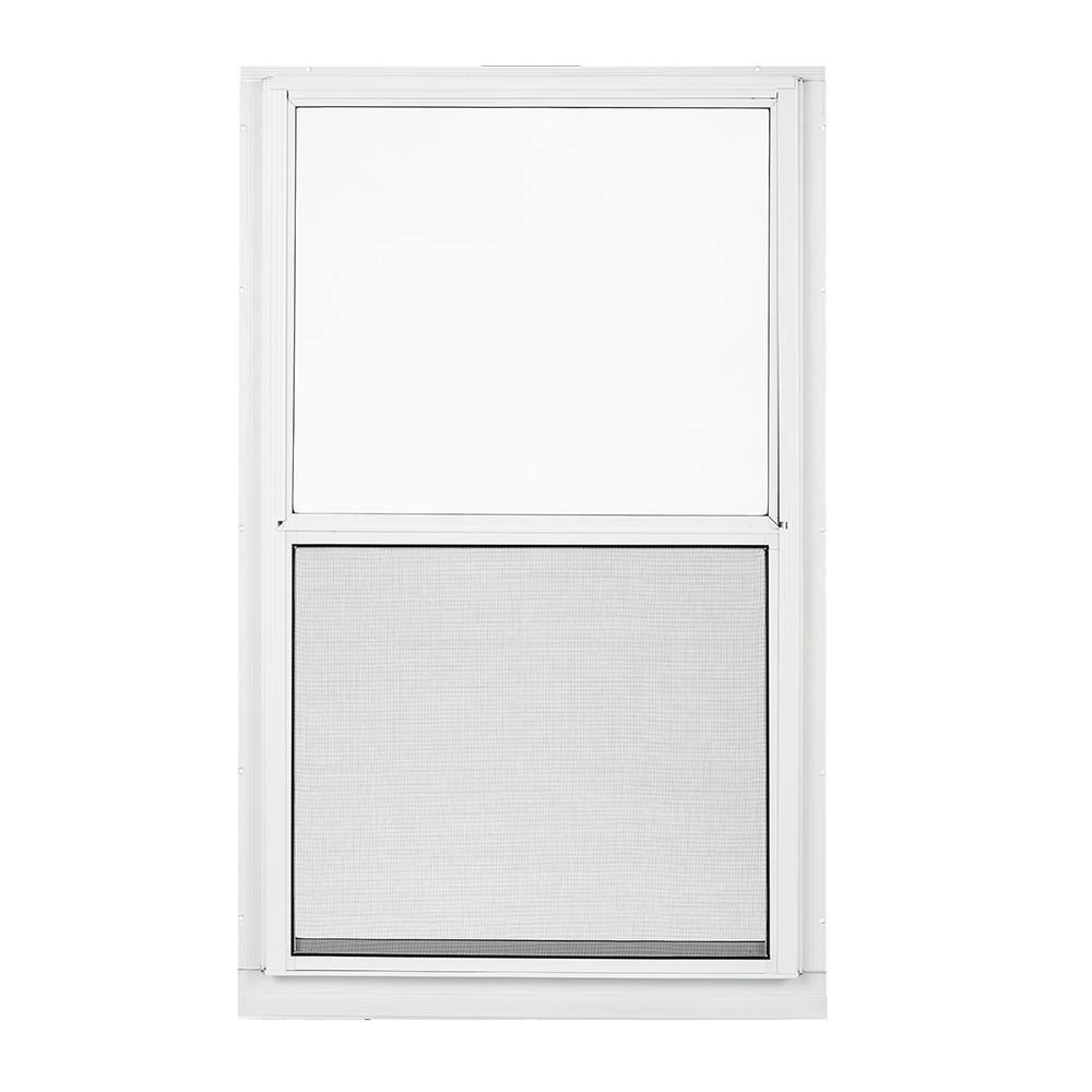 Larson 32 in. x 47 in. Aluminum Storm Window with 2-Track Single-Hung Design