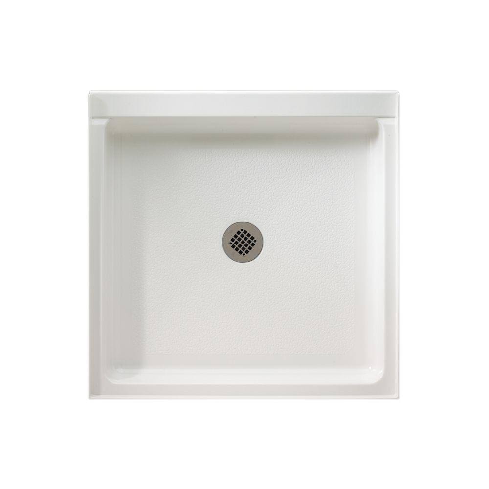 White Swan Veritek Shower Pan, 32 in. x 32 in., with Single Threshold