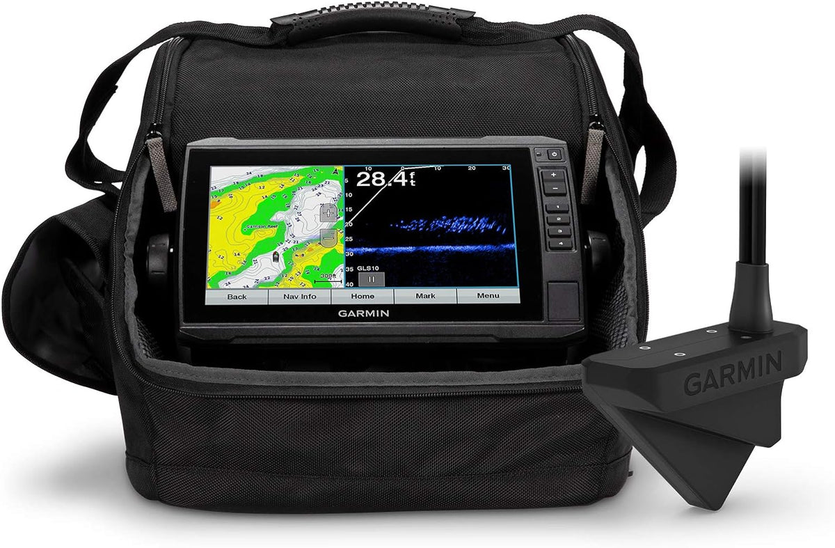 Garmin Panoptix LiveScope Ice Fishing Bundle with ECHOMAP UHD 93sv Combo and LiveScope Sonar Transducer