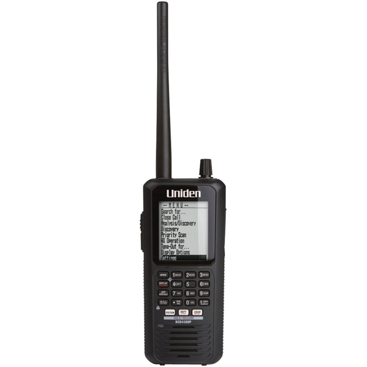 Uniden HomePatrol BCD436HP Digital Handheld Scanner with TrunkTracker V, Simple Programming and S.A.M.E. Emergency/Weather Alerts