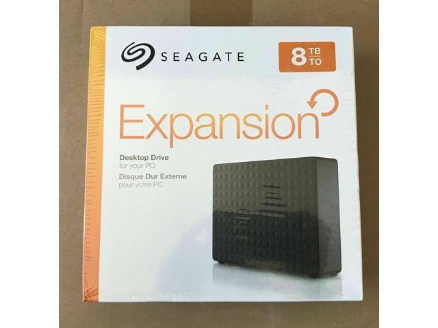 Seagate Expansion 8TB Desktop External HDD with USB 3.0, Designed for PC and Laptop