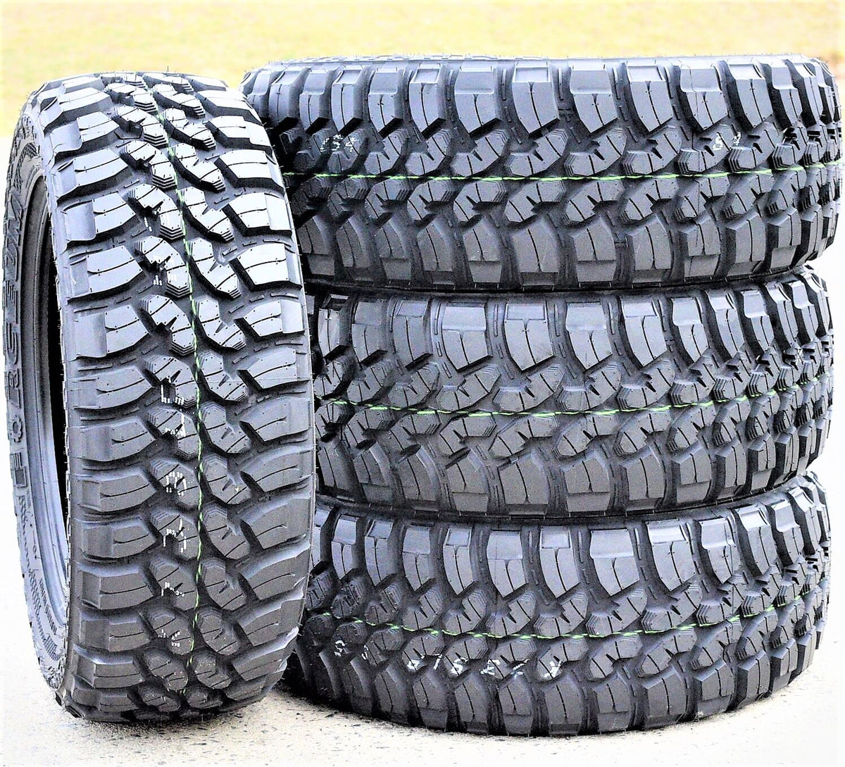 Set of 4 Forceum M/T 08 Plus LT 235/75R15 Mud Tires, Load C, 6 Ply