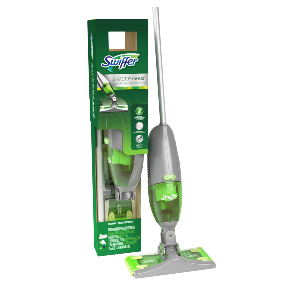 Swiffer Sweep+Vac Rechargeable Vacuum Sweeper