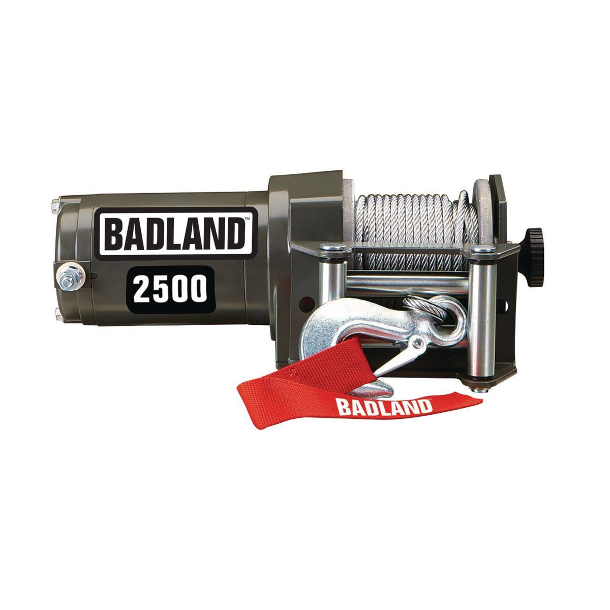 Badland 2500 lb. Electric Winch for ATV and Utility Applications, Featuring Wireless Remote, Model 61258