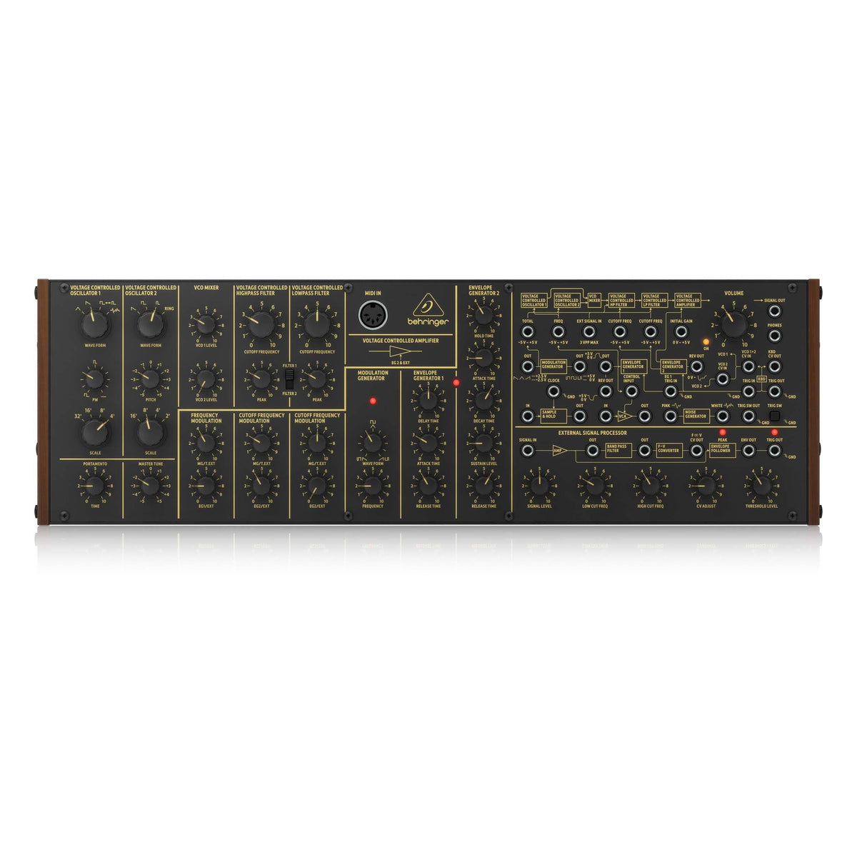 Behringer K-2 Analog Synthesizer with Semi-Modular Design