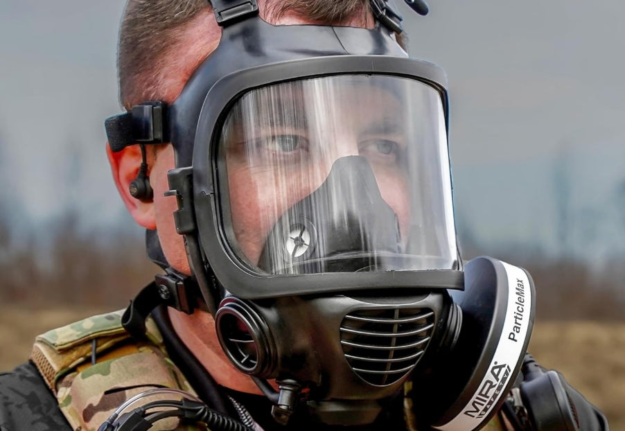 MIRA SAFETY CM-6M CBRN Full-Face Gas Mask with Integrated Drinking System