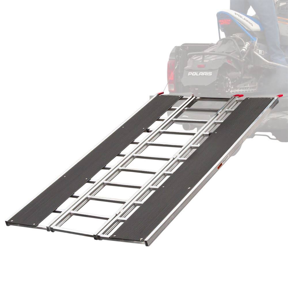 Black Ice Snowmobile Loading Ramp, 94×22 x 54×22, with Extra-Wide Glides