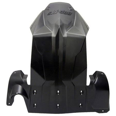 Ski-Doo Full-Body Skid Plate, Impact-Resistant Polypropylene, OEM 860200605, Black