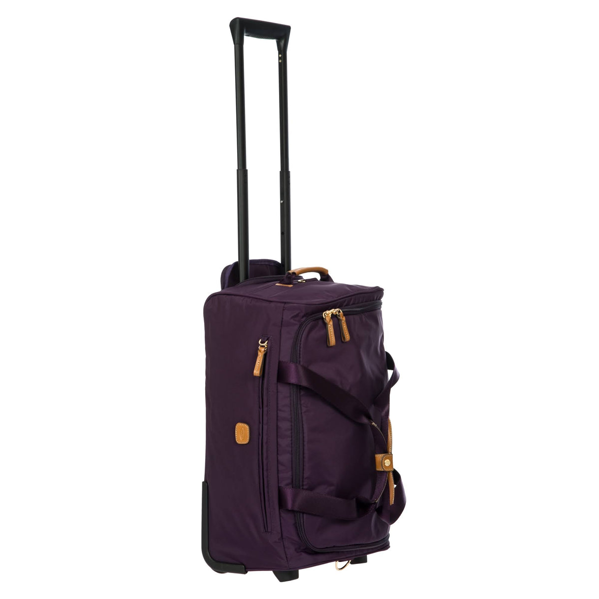 Brics X-Bag 21×22 Carry-On Rolling Duffle Bag in Violet
