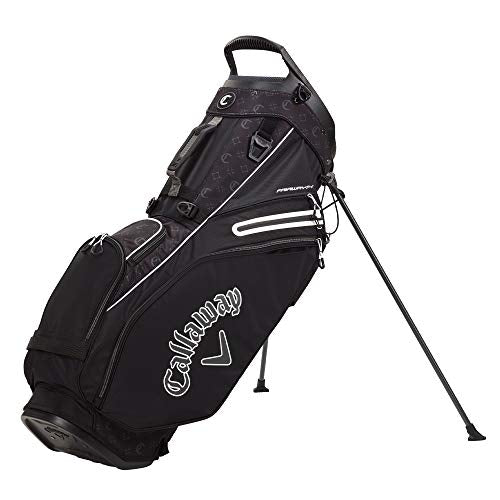 Callaway Golf 2021 Fairway 14 Stand Bag in Black with Logo and Charcoal Details