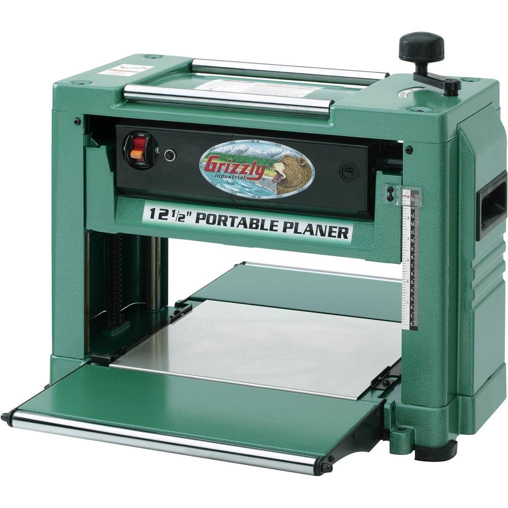 Grizzly G0505 Benchtop Planer with 2 HP Motor and 12-1/2×22-Inch Capacity