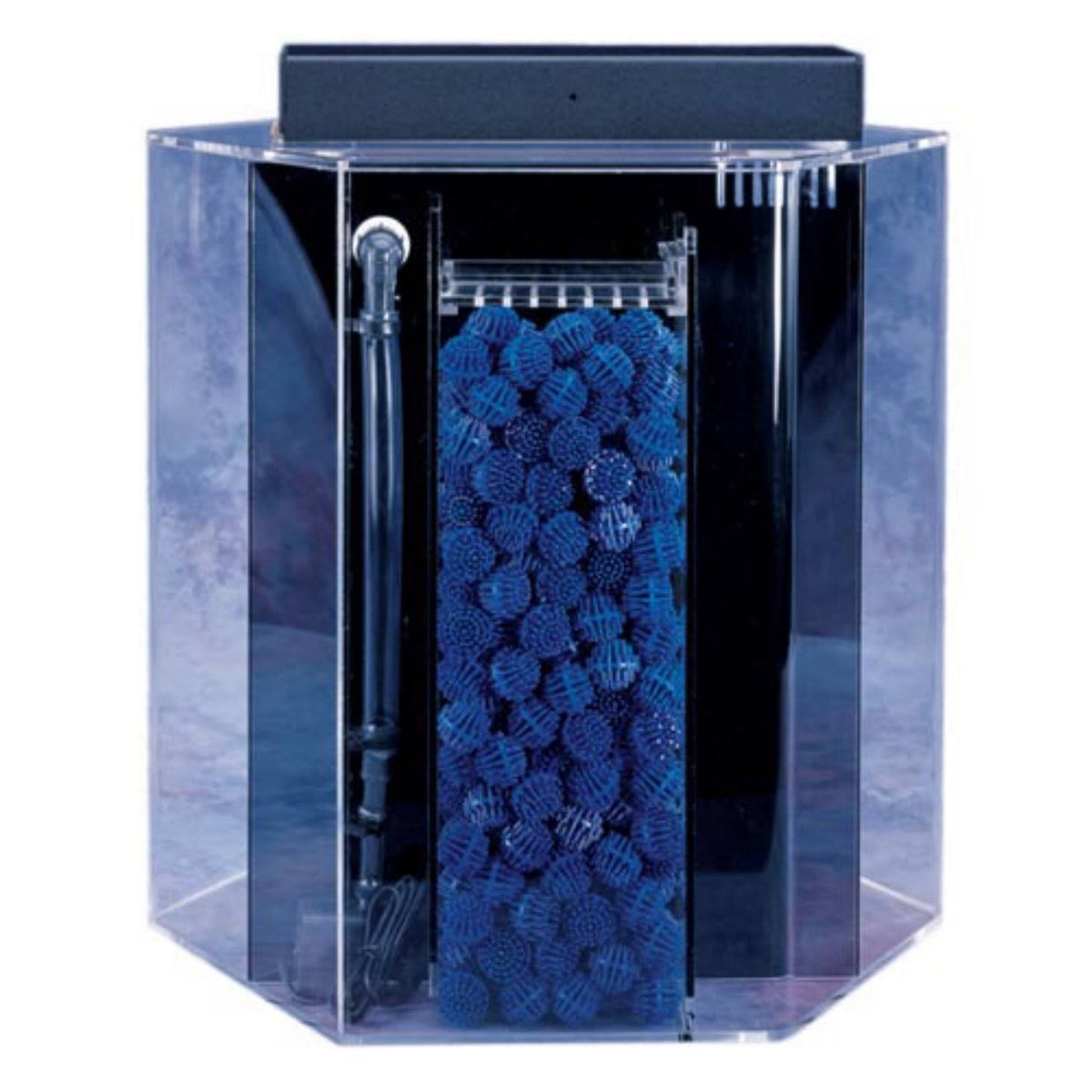 Clear-for-Life UniQuarium Hexagon Aquarium, 35 gal, Blue