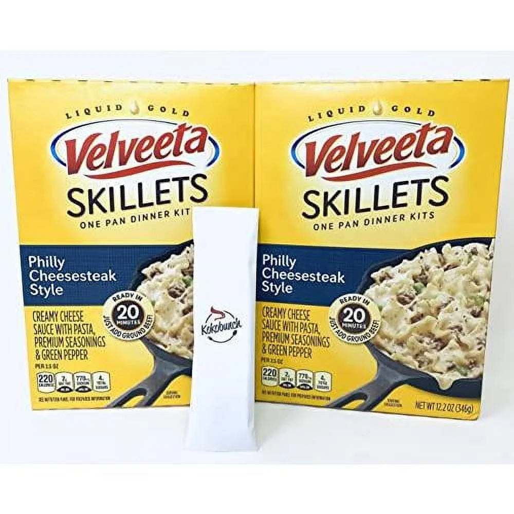 2-Pack Velveeta Skillets Philly Cheesesteak Meal Kits with Kokobunch