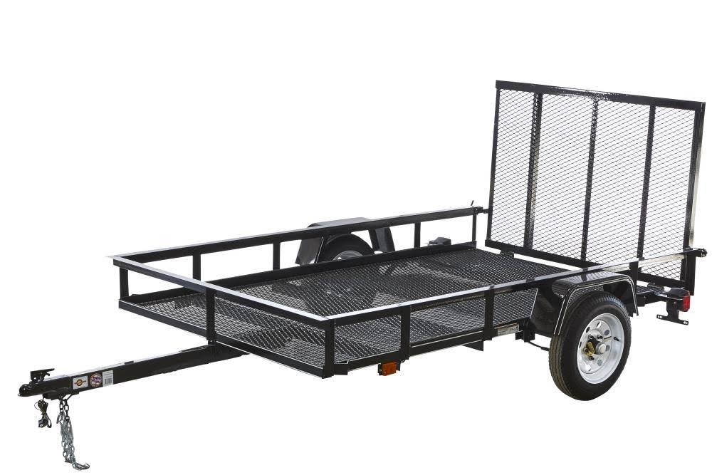 5X8G Carry-On Utility Trailer, 5 ft x 8 ft, Designed with Rear Gate