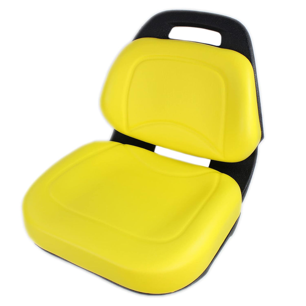Yellow Replacement Seat for John Deere Lawn Tractors, E-AUC11188, Compatible with X360, X340, X324, X320, X300R, X304, X300, X305R, X310, X330, X350, X350R, X354, X384, X380, X370, X394, X390, X580, X570+