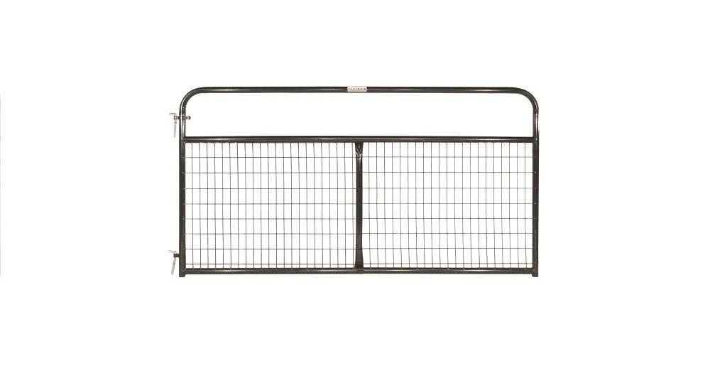 Tarter 8-Foot Wire-Filled Gate with 2 x 4-Inch Mesh, Black, Wfgbl8