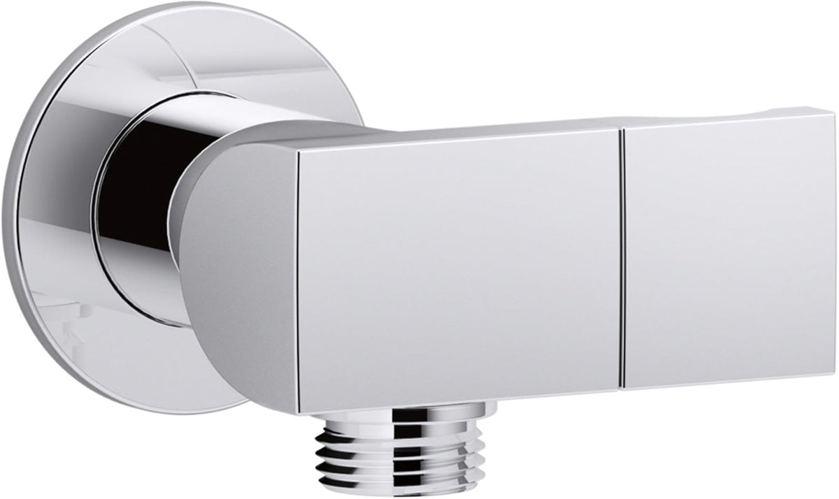 KOHLER K-98354-CP Exhale Supply Elbow with Bracket, Polished Chrome