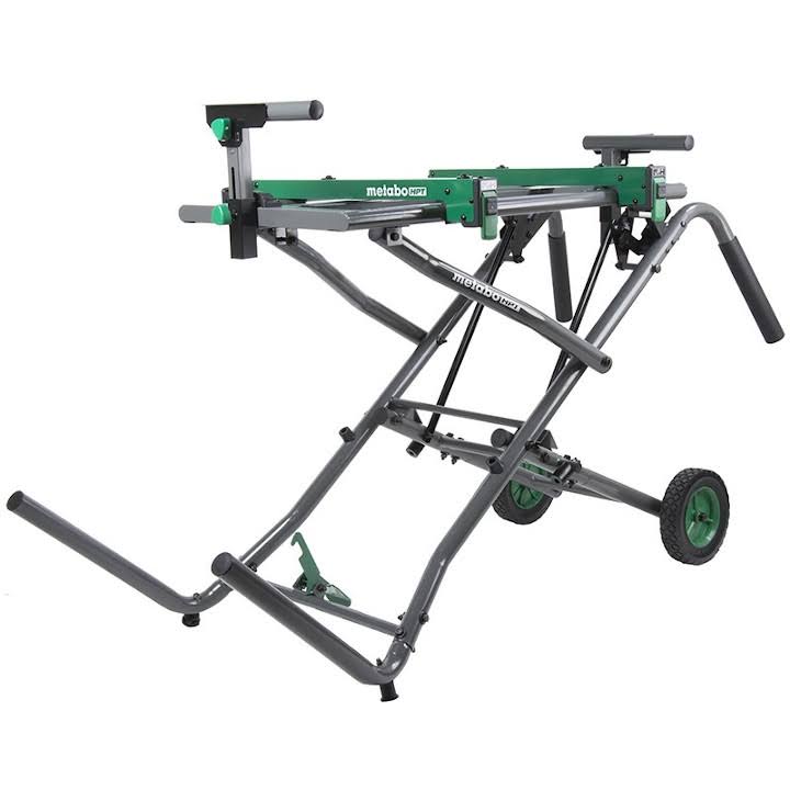 Metabo HPT UU240RM Universal Miter Saw Stand with Fold-and-Roll Portability