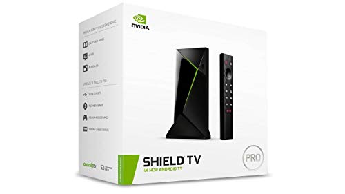 NVIDIA SHIELD Android TV Pro Streaming Media Player with 4K HDR, Dolby Vision-Atmos and AI-Enhanced Upscaling
