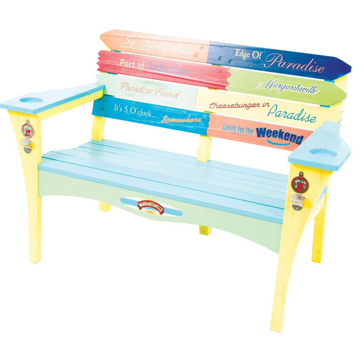 Southern Most Point Garden Bench by Margaritaville