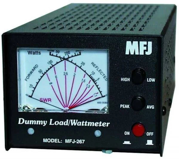 MFJ-267 SWR Meter Dummy Load, Rated for 1.5kW Across 0-650MHz