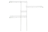 ClosetMaid 1628 White Closet Organizer Kit for Spaces from 5 Ft. to 8 Ft.