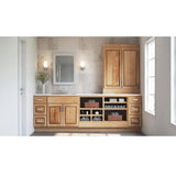 Hampton Bay Refrigerator End Panel Kit, 0.5 × 84 × 24 in., Natural Hickory, KAREP-NHK