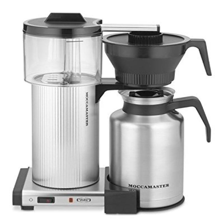 Moccamaster CDT Grand Coffee Brewer in Silver