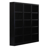 Concepts in Wood 72-Inch Bookcase and Storage Unit, Espresso Finish