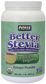 NOW Foods Better Stevia Extract Powder in a 1 lb. Tub